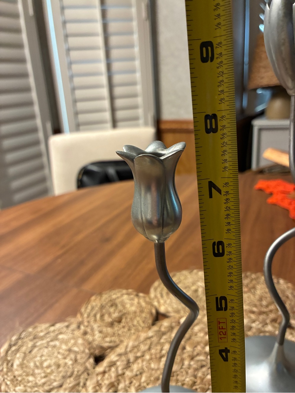 PartyLite candlesticks dancing slims set of 3 - Picture 6 of 10